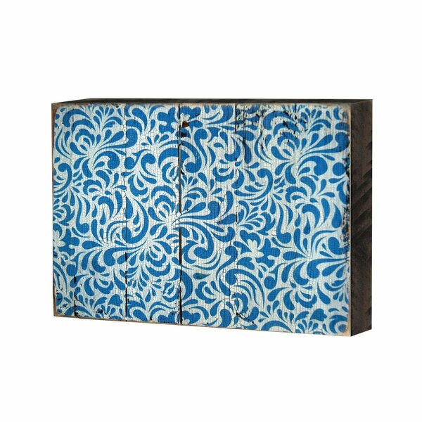 Clean Choice 95004-08 Patterned Rustic Wooden Block Design Graphic Art CL2976051